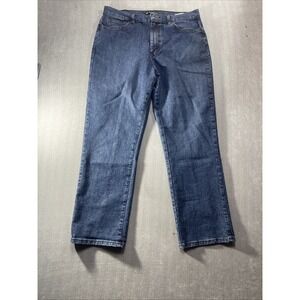 Lee 1889 Jeans, Women's Size  14 Med Blue, Denim, Relaxed Fit, Pockets, Straight